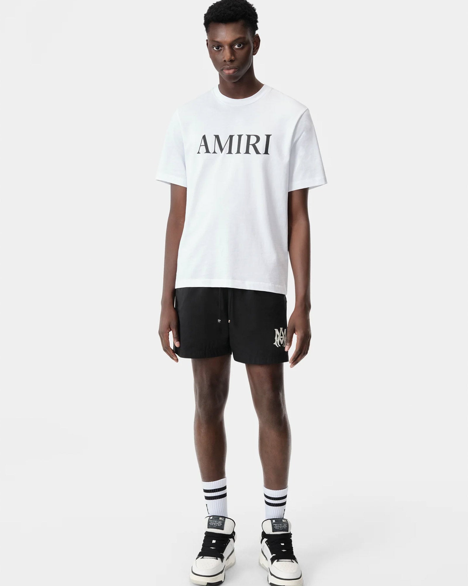 AMIRI・アミリ - ハーフ・ショートパンツ MA CORE LOGO SWIM TRUNK / BLACK
