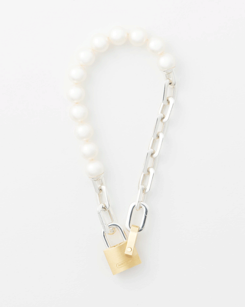 AMBUSH_PEARL_PADLOCK_BRACELET_