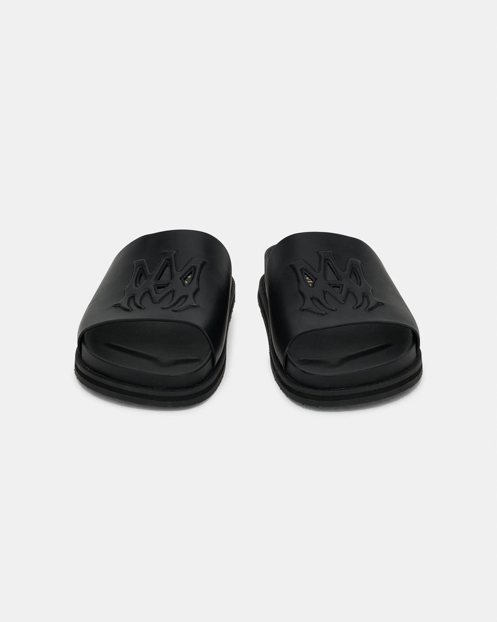 AMIRI・アミリ - サンダル MA LEATHER SANDAL / BLACK