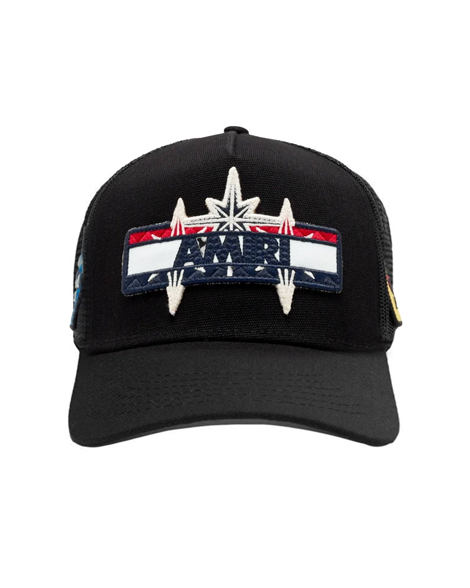 STATION PATCH TRUCKER HAT / BLACK