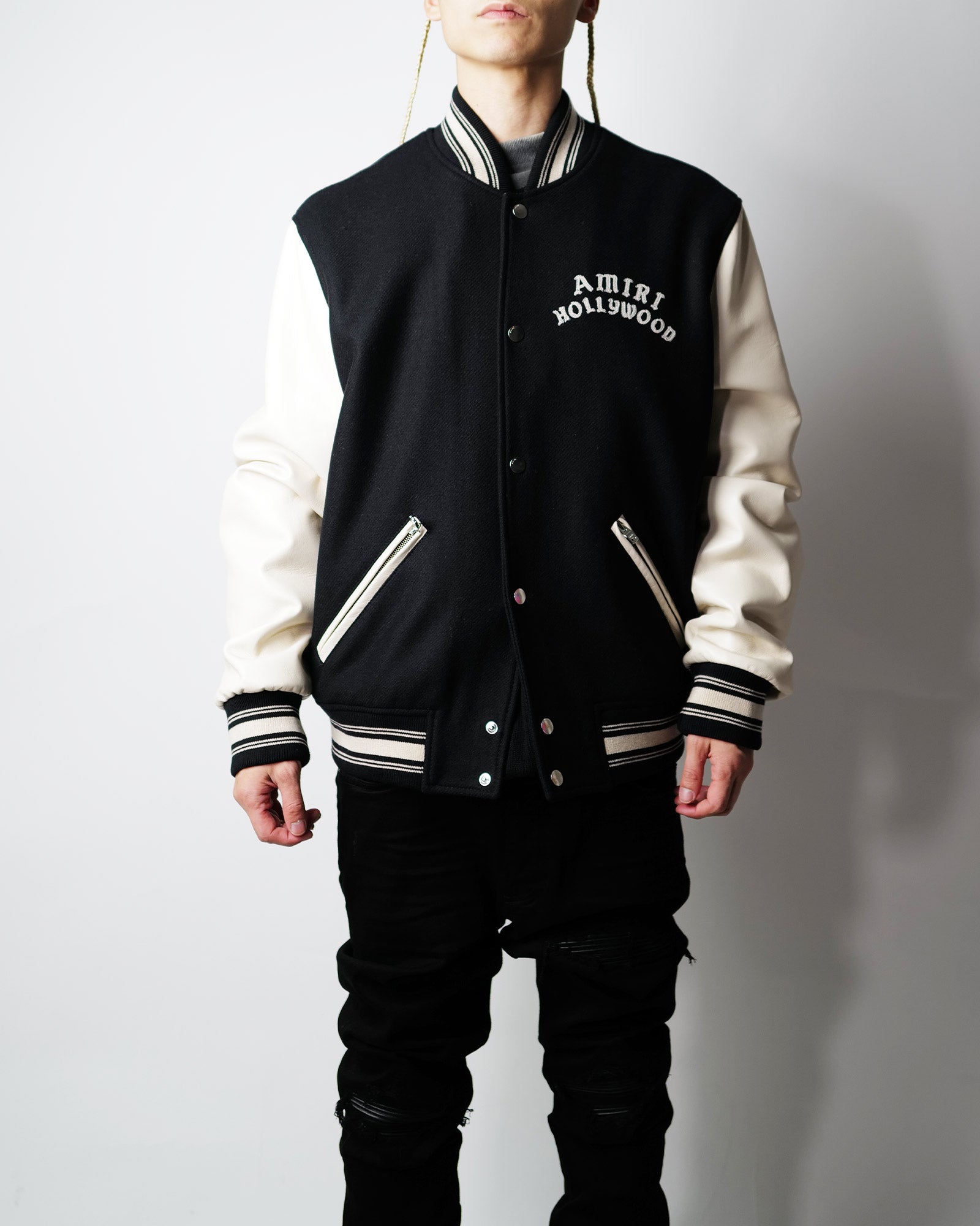 AMIRI・アミリ - ジャケット AMIRI HOLLYWOOD BOMBER / BLACK