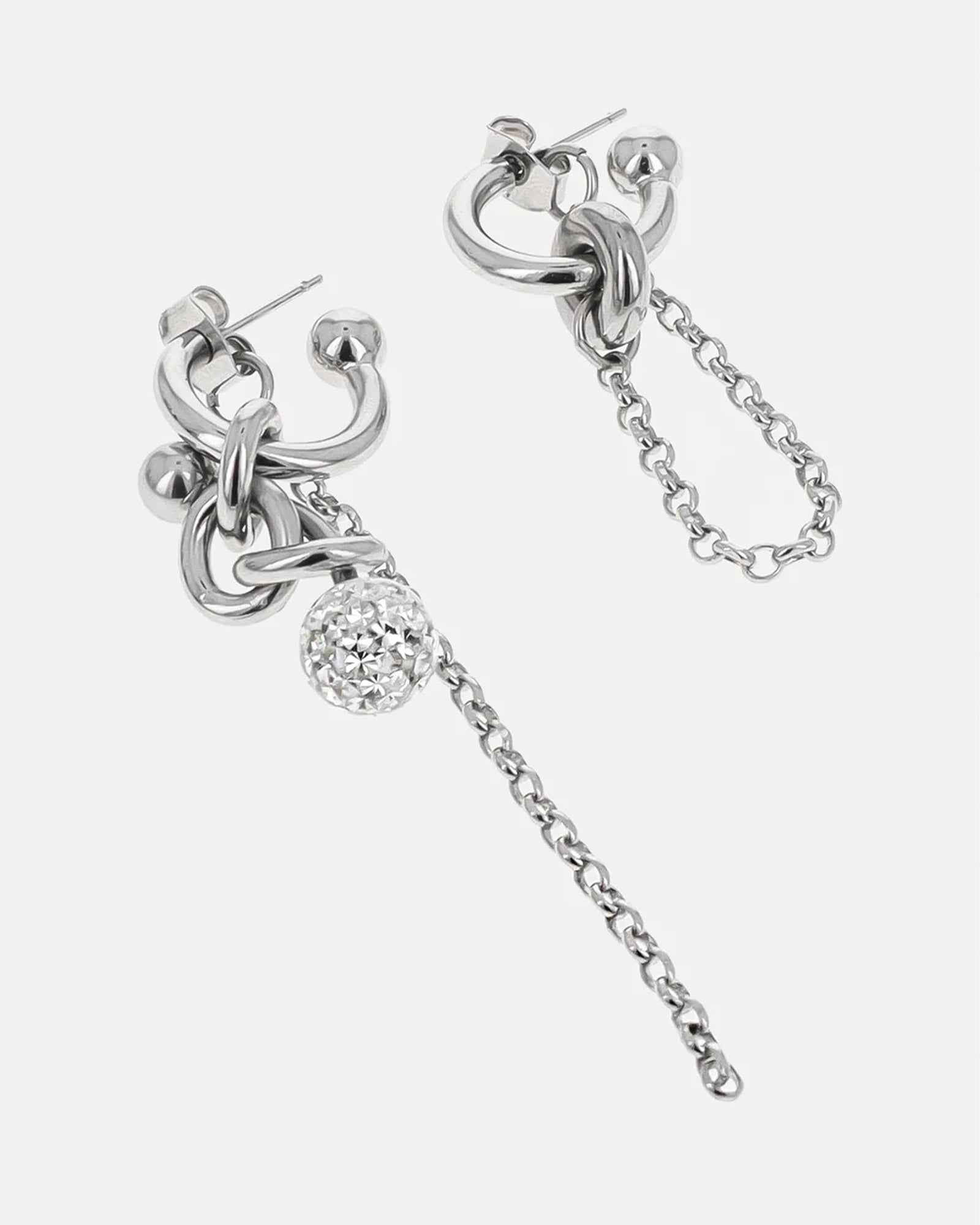 JUSTINE CLENQUET・ジュスティーヌ・クランケ - イヤリング・ピアス AMON CRYSTAL EARRINGS