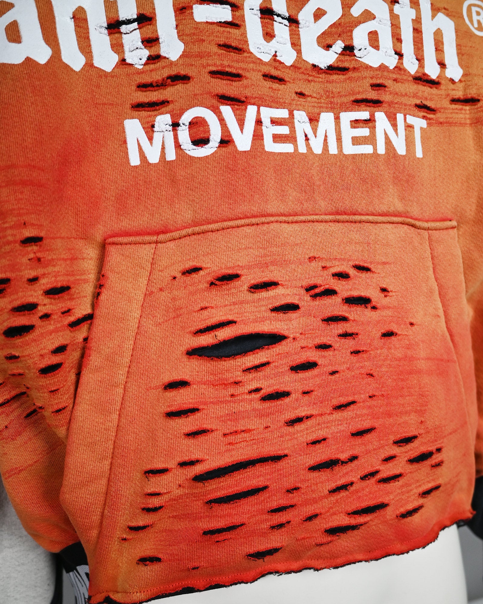 RRR123・リヴィントン ロイ レビス - スウェット AMOR ROSE CREW NECK / ORANGE