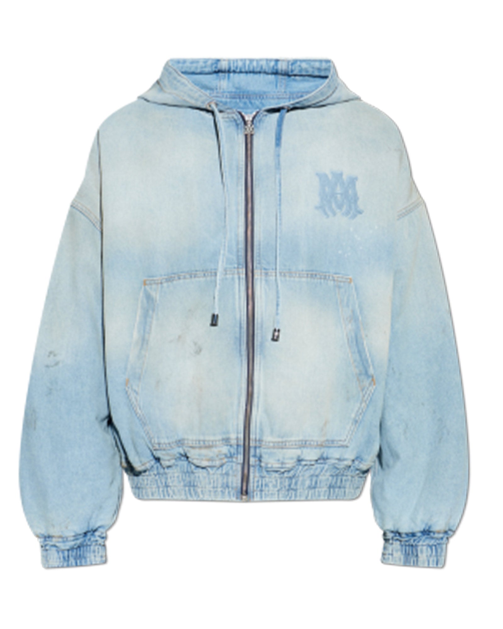 MA DENIM ZIP HOODIE / BLUE