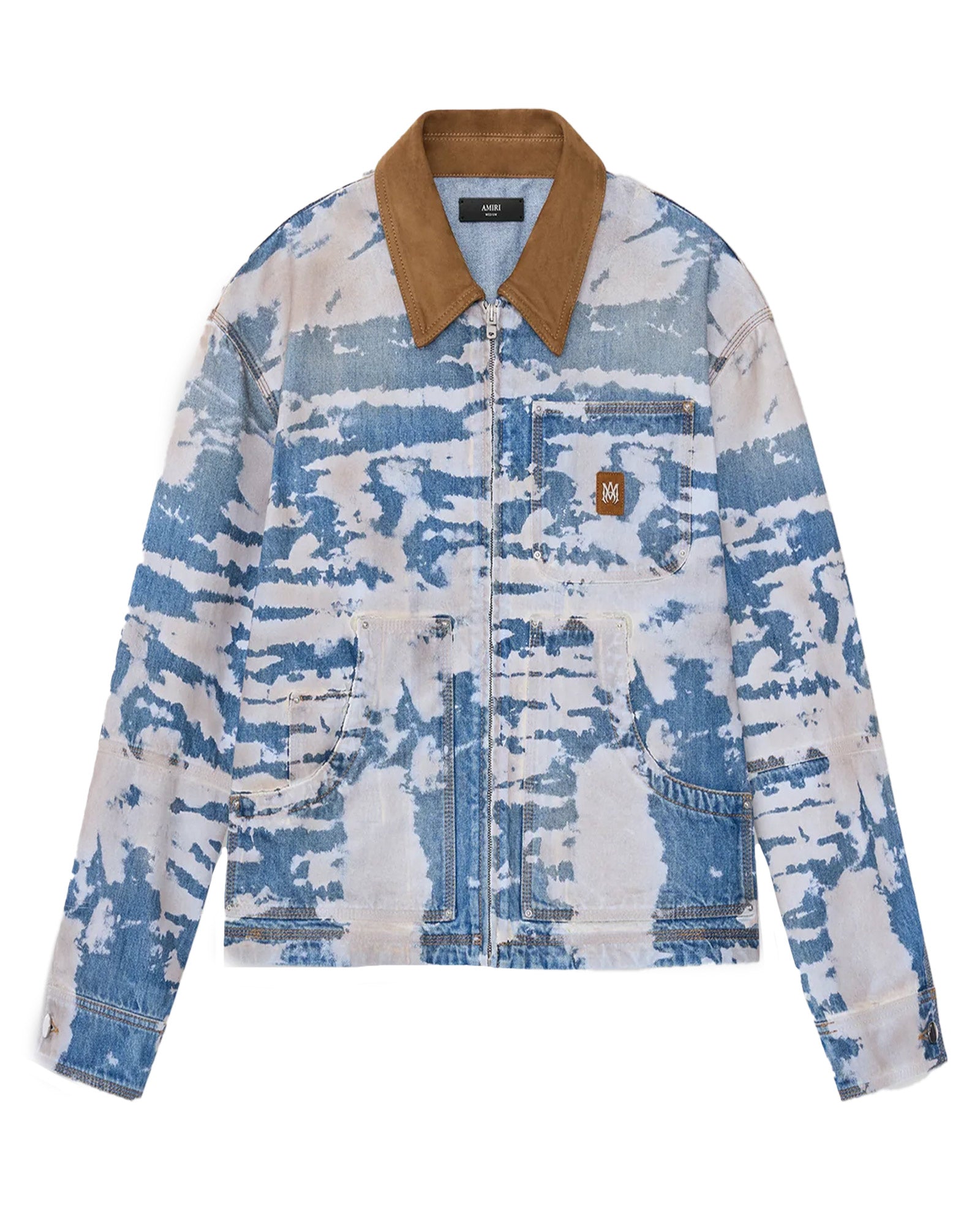 BLEACHED WORK JACKET / BLEACH OUT