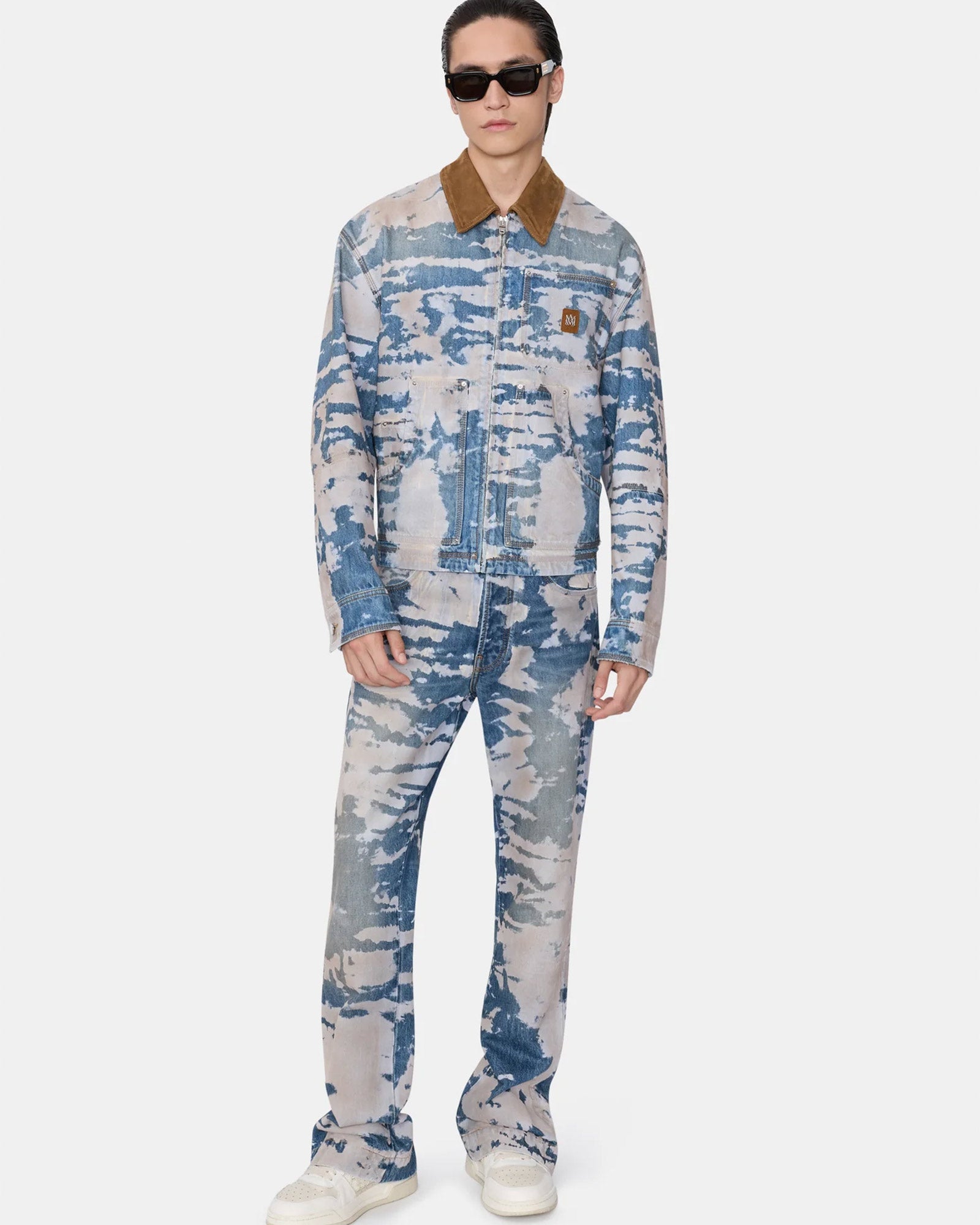 AMIRI・アミリ - ジャケット BLEACHED WORK JACKET / BLEACH OUT