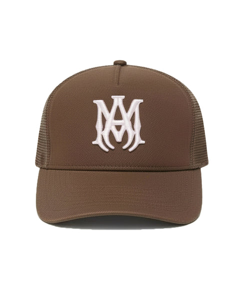 AMIRI (アミリ) SS26 MA LOGO TRUCKER HAT | Detail Application