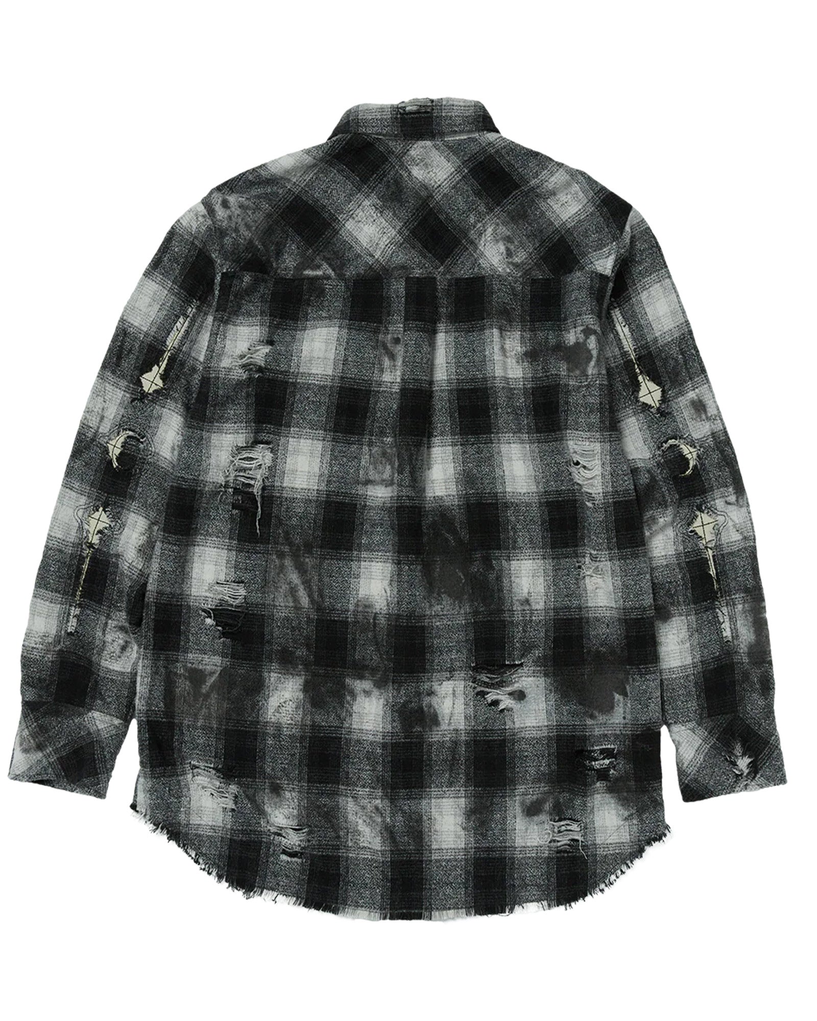 THUG CLUB・サグクラブ - シャツ ANGELS DAMAGED SHIRT / BLACK