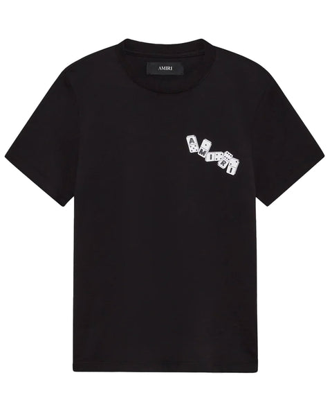 AMIRI (アミリ) SS26 WOMEN'S AMIRI DOMINO TEE / BLACK | Detail