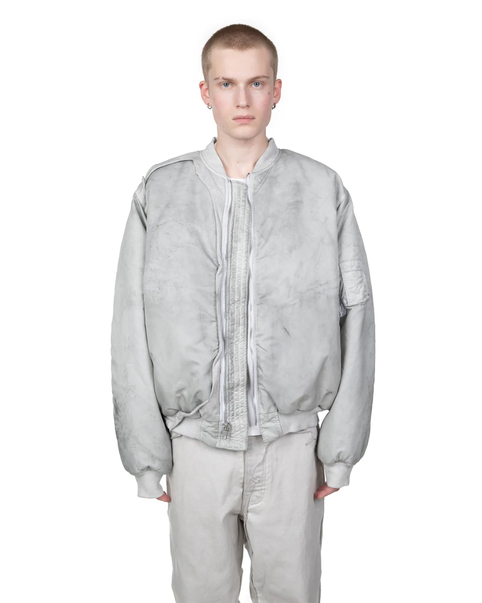 ALEXANDER DIGENOVA・アレキサンダー・ディジェノバ - ジャケット CUT OUT BOMBER / LIGHT OIL WASH