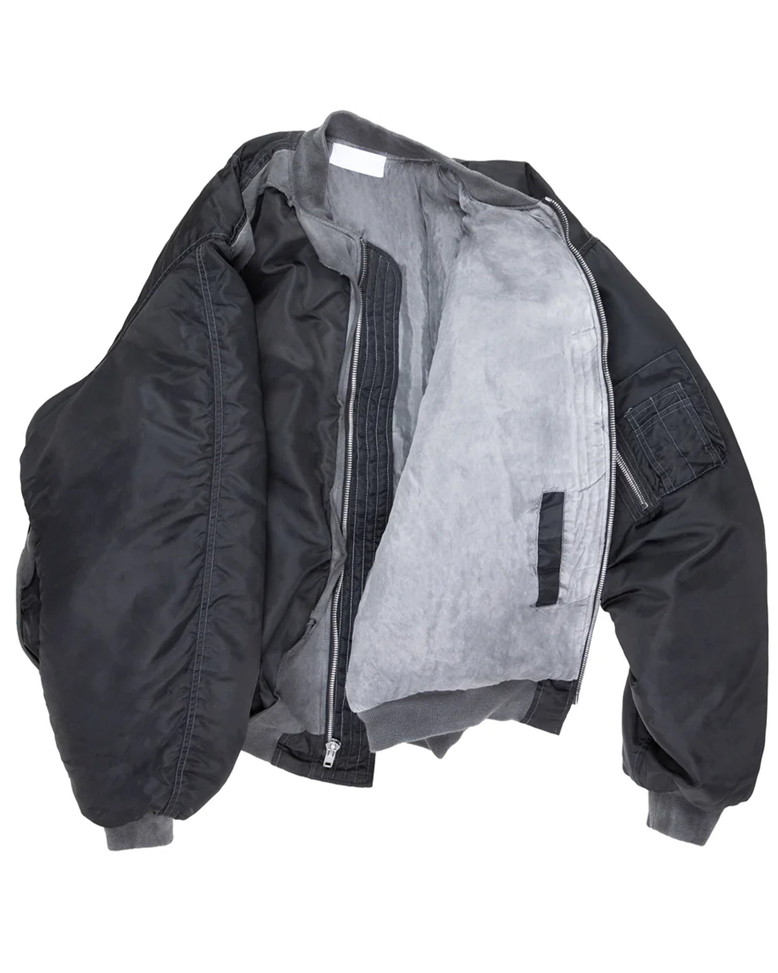ALEXANDER DIGENOVA・アレキサンダー・ディジェノバ - ジャケット CUT OUT BOMBER / BLACK OIL WASH