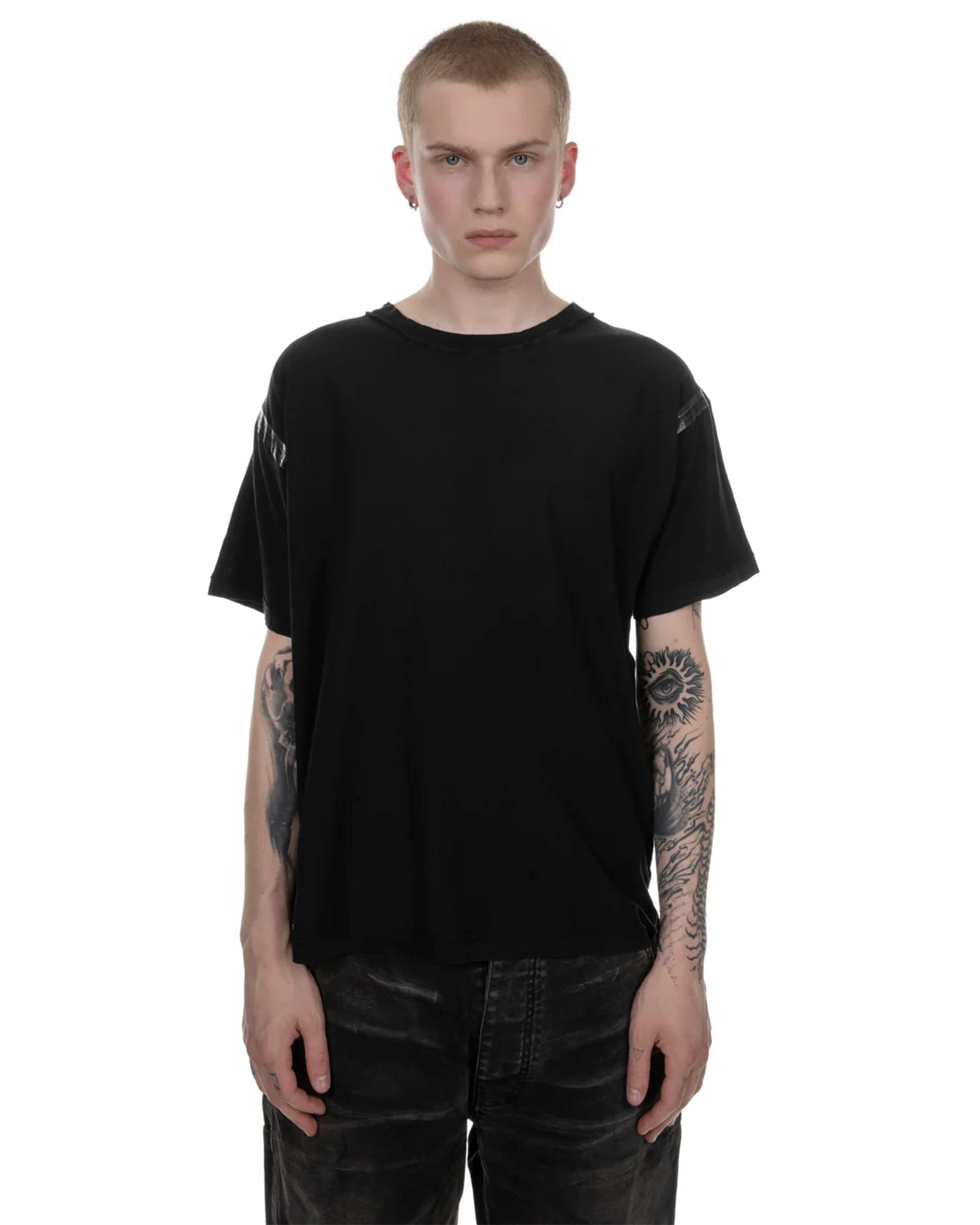 ALEXANDER DIGENOVA・アレキサンダー・ディジェノバ - Tシャツ・カットソー TAPED SEAM T-SHIRT / CARCOAL