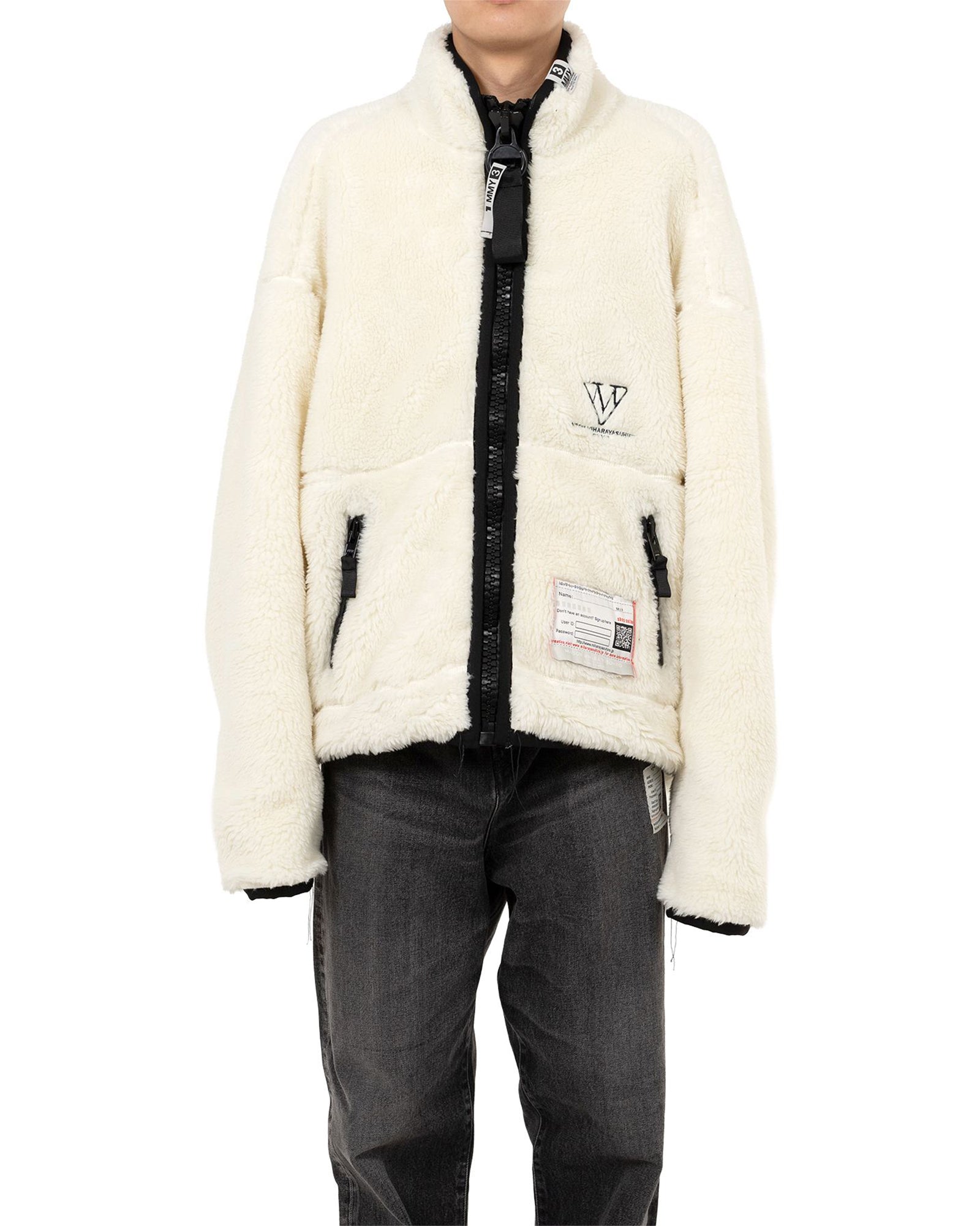 MIHARA YASUHIRO・ミハラヤスヒロ - アウター・ジャケット AMATEUR SEWN LIKE BOA JACKET / WHITE