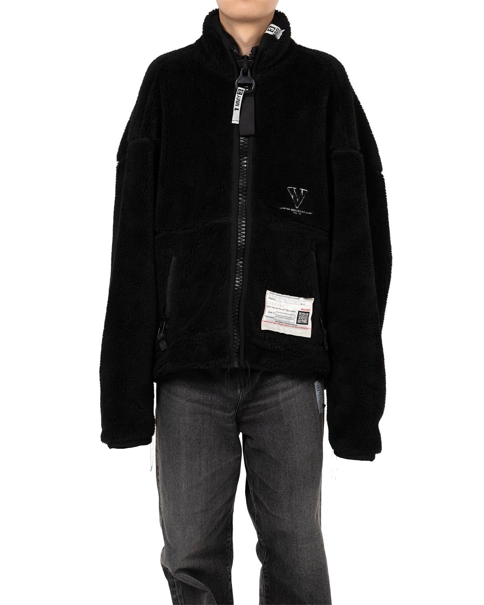 MIHARA YASUHIRO・ミハラヤスヒロ - アウター・ジャケット AMATEUR SEWN LIKE BOA JACKET / BLACK