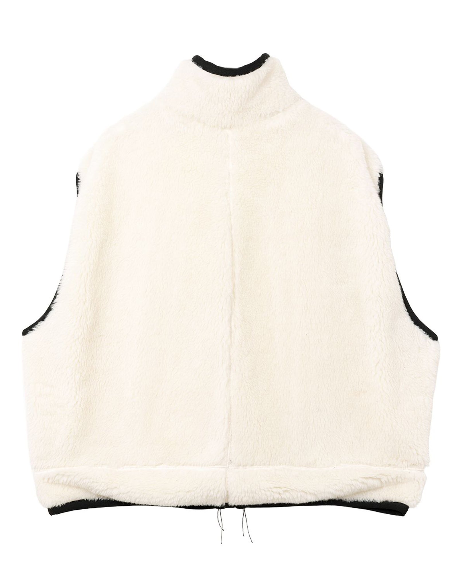 MIHARA YASUHIRO・ミハラヤスヒロ - ベスト AMATEUR SEWN LIKE BOA VEST / WHITE