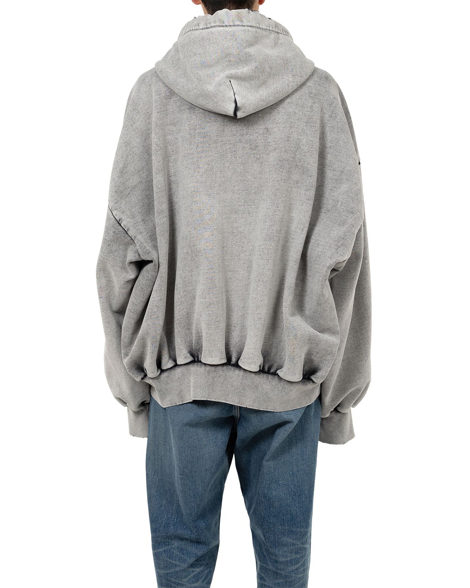 MIHARA YASUHIRO・ミハラヤスヒロ - パーカー・フーディ AMATEUR SEWN LIKE ZIP-UP  PARKA / GRAY