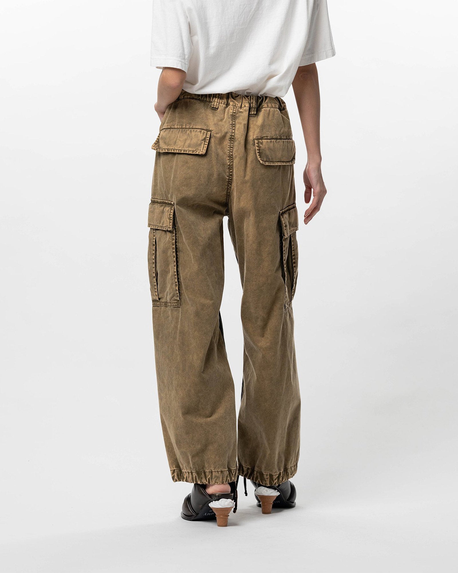 MIHARA YASUHIRO(ミハラヤスヒロ) 26SS DENIM×CARGO PANTS / BLACK