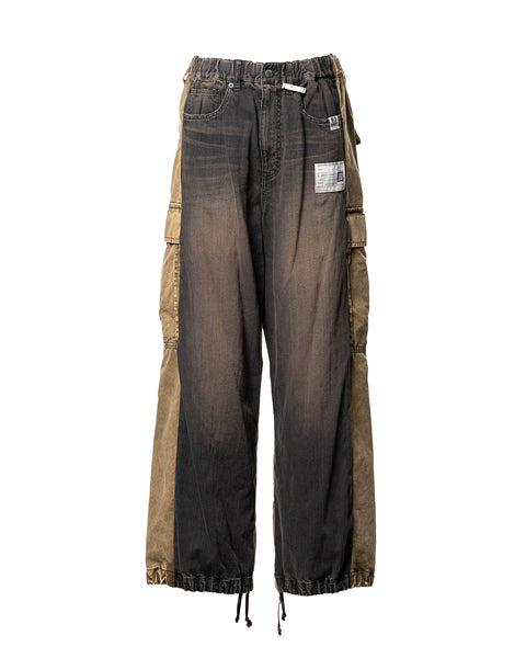 ギヨームルミエール 08AWコーデュロイバイカーパンツ36 バレンシアガ MIHARA YASUHIRO(ミハラヤスヒロ) 26SS DENIM×CARGO PANTS / BLACK