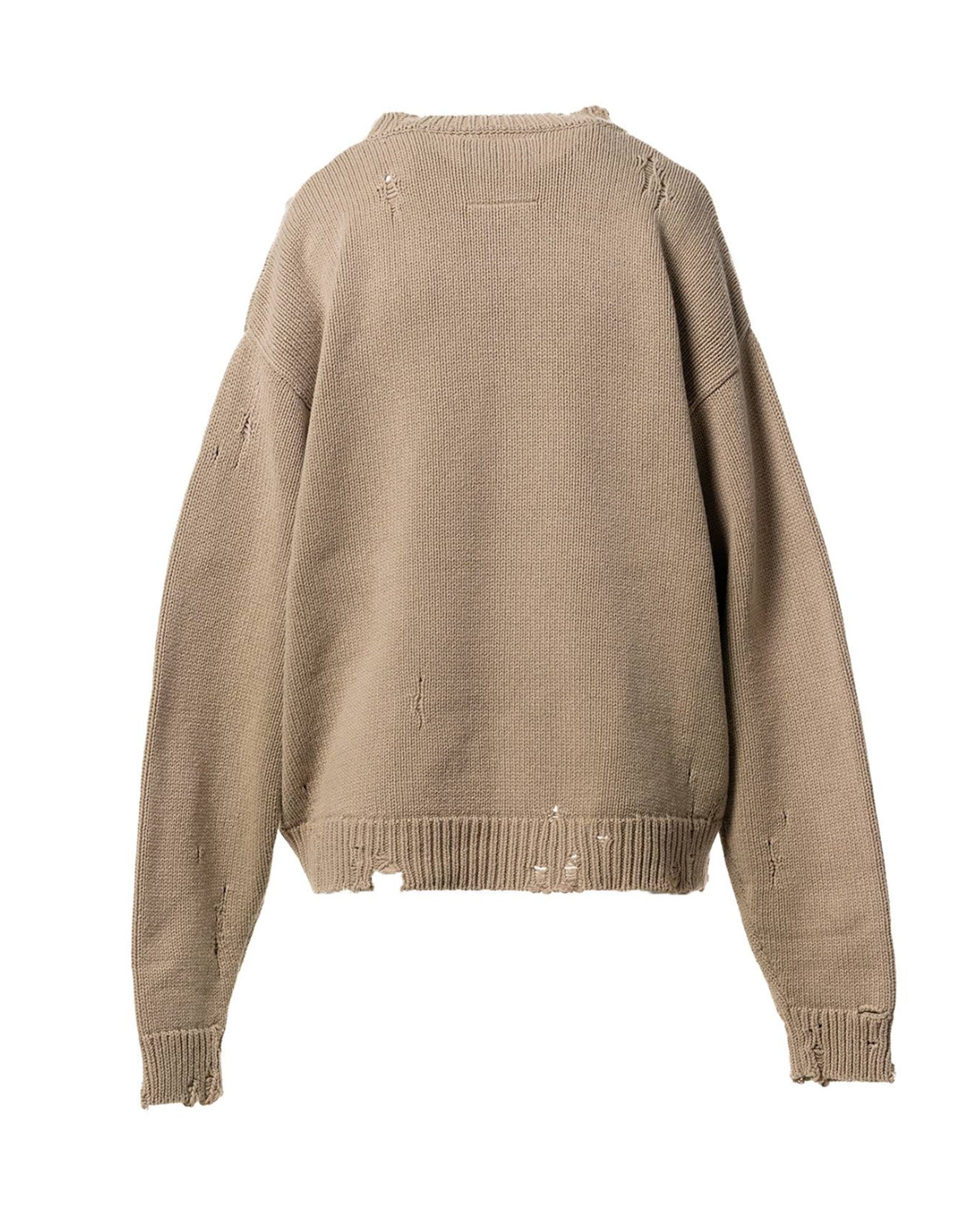 MIHARA YASUHIRO・ミハラヤスヒロ - トップス "ORANGE KNIT PO" / BEIGE