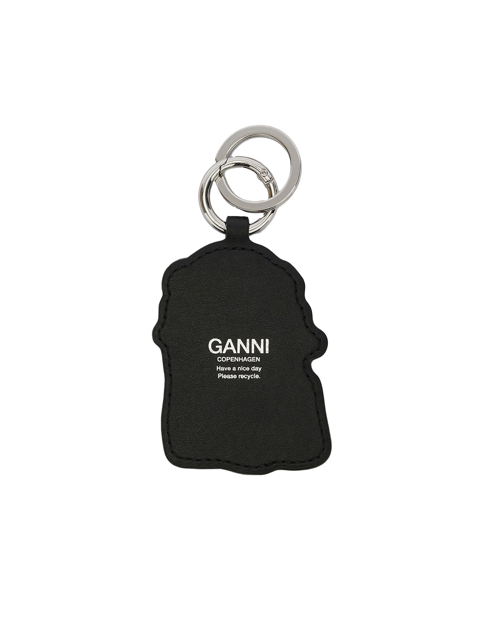GANNI・ガニー - キーチェーン DOG BOW KEYRING / BLACK