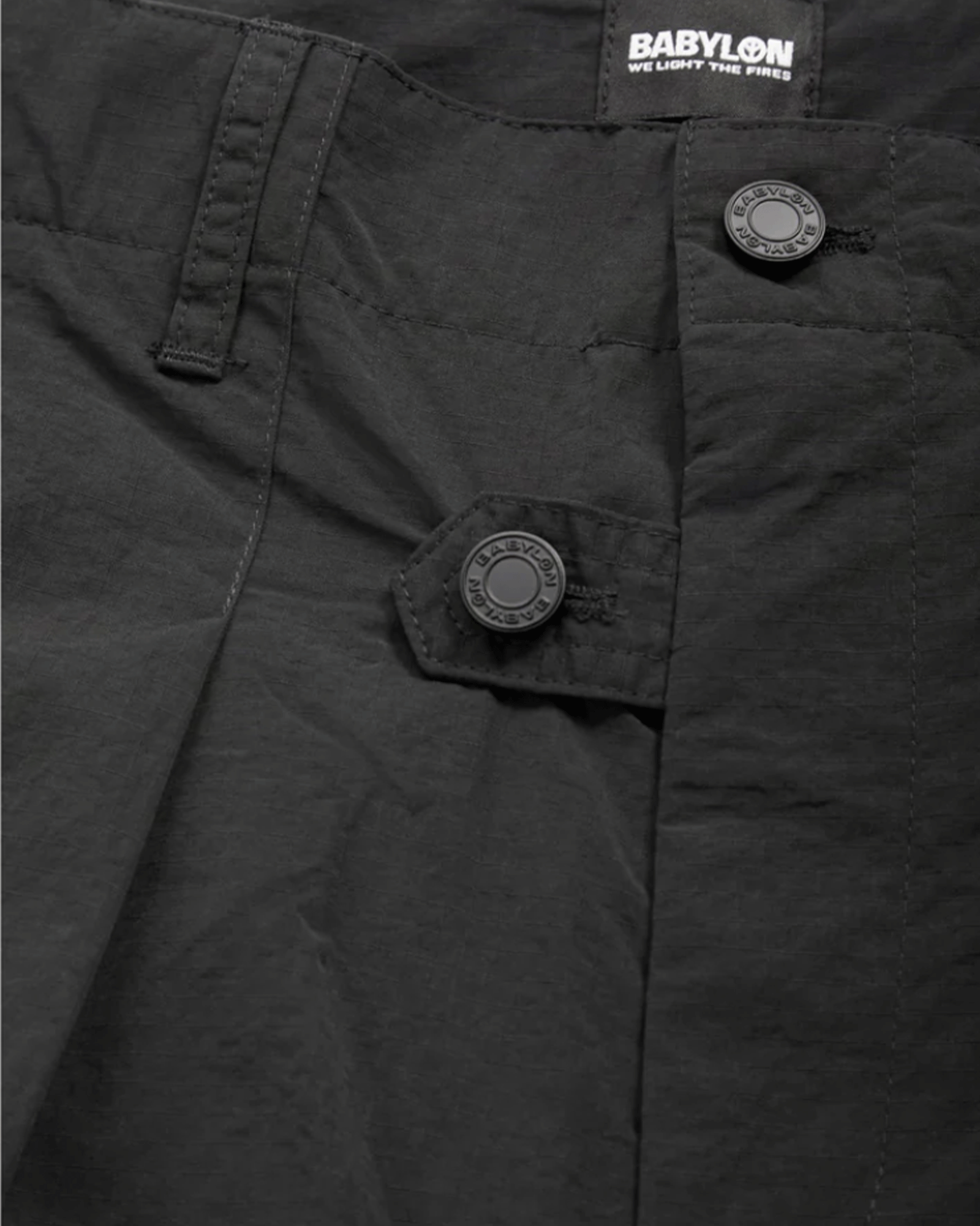 BABYLON LA・バビロンエルエー - カーゴパンツ BAGGY CARGO PANTS / BLACK
