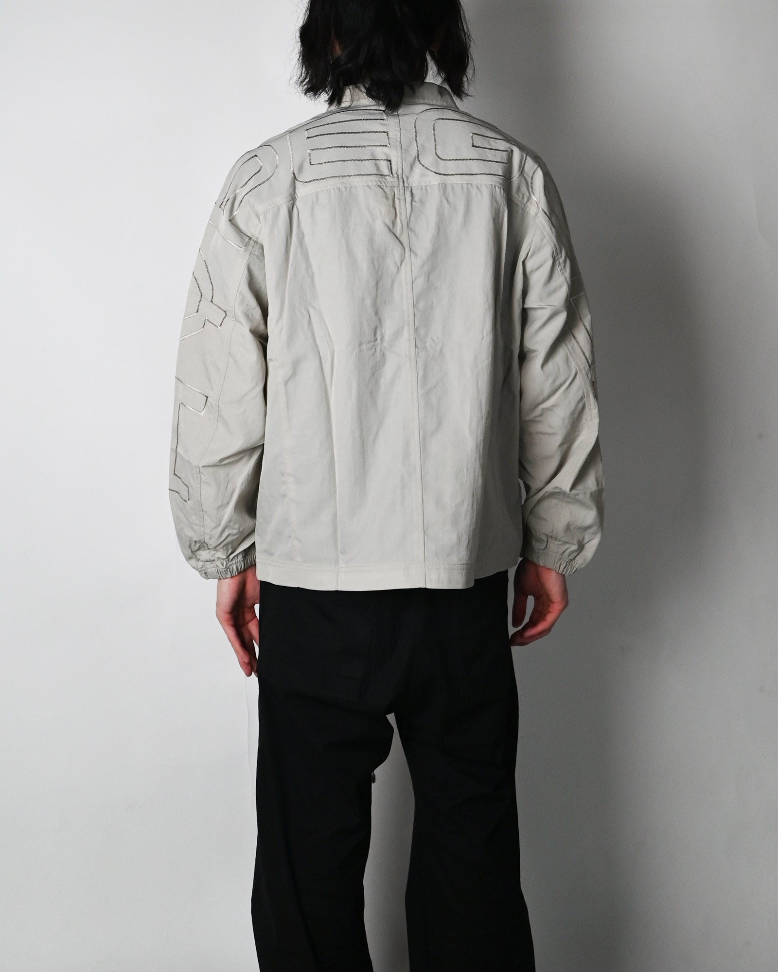 HYPEGOLF・ハイプゴルフ - ジャケット BACK LOGO WOVEN JACKET / SAND