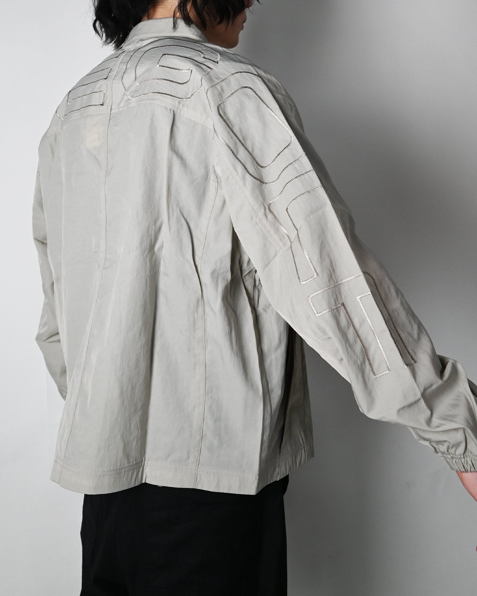 HYPEGOLF・ハイプゴルフ - ジャケット BACK LOGO WOVEN JACKET / SAND