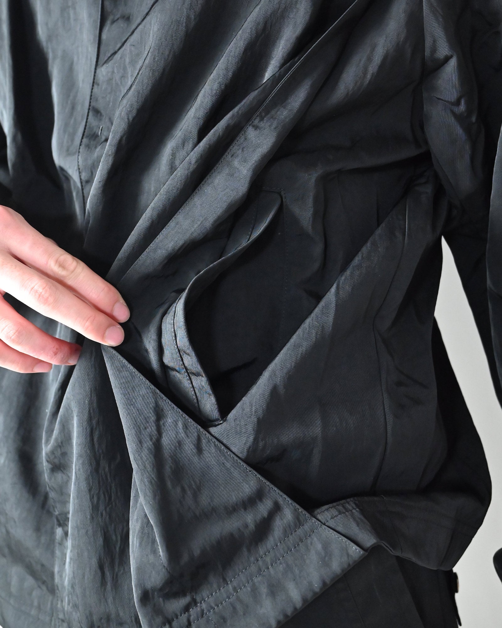 HYPEGOLF・ハイプゴルフ - ジャケット BACK LOGO WOVEN JACKET / BLACK