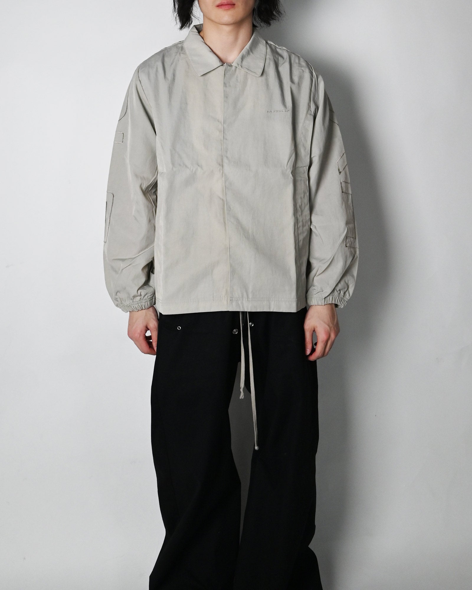 HYPEGOLF・ハイプゴルフ - ジャケット BACK LOGO WOVEN JACKET / SAND