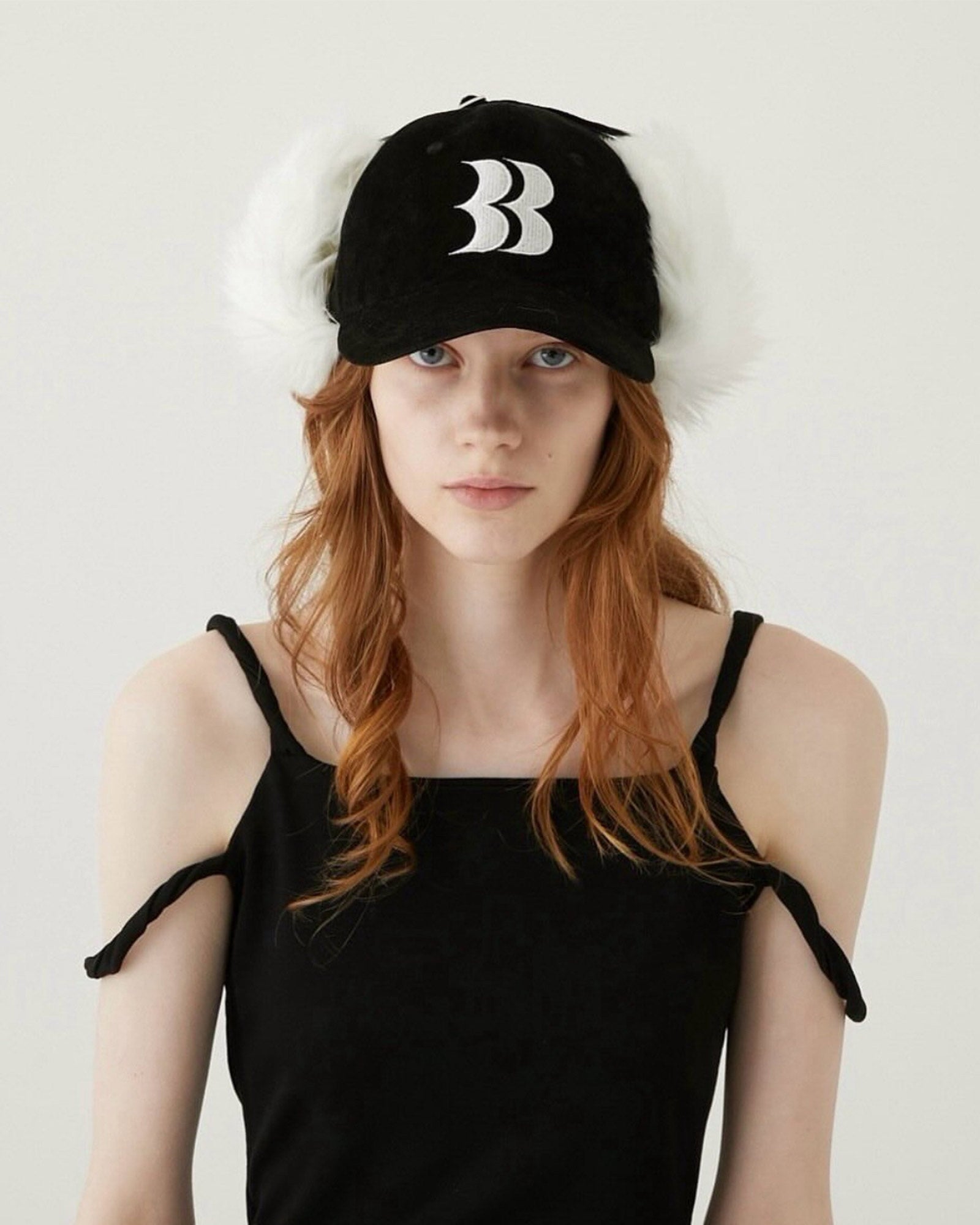 BASICKS・basics -  BB LOGO FLIGHT CAP / BLACK