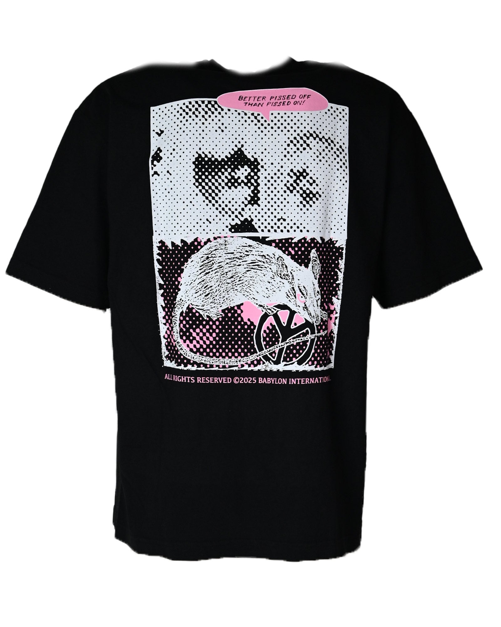 BABYLON LA (バビロンエルエー) BB PISSED OFF TEE / BLACK | Detail