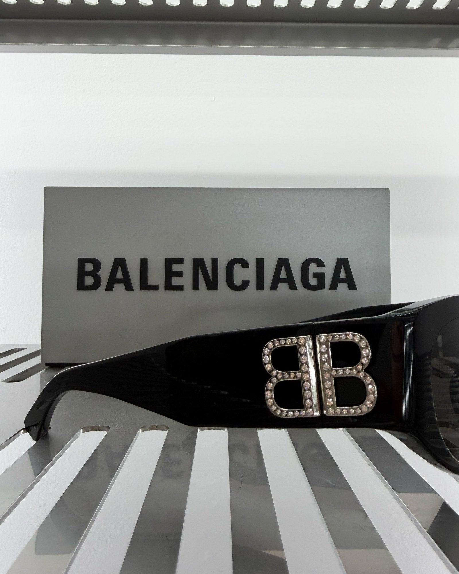 BALENCIAGA -EYEWEAR-・バレンシアガ - サングラス BALENCIAGA SUNGLASSES / (BLK/SILVER)