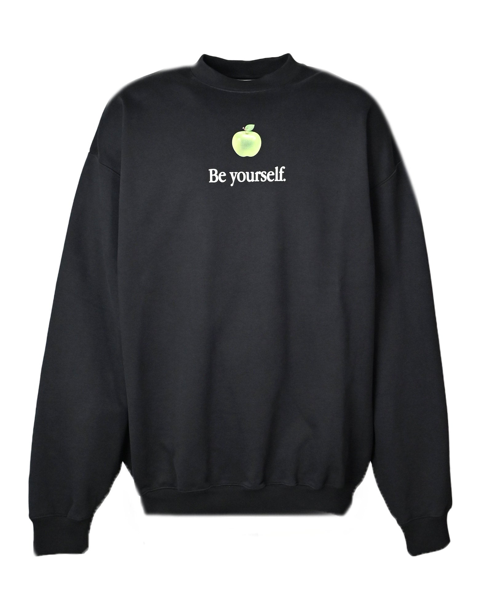 VETEMENTS・ヴェトモン - スウェット BE YOURSELF OVERSIZED SWEATSHIRT / BLACK