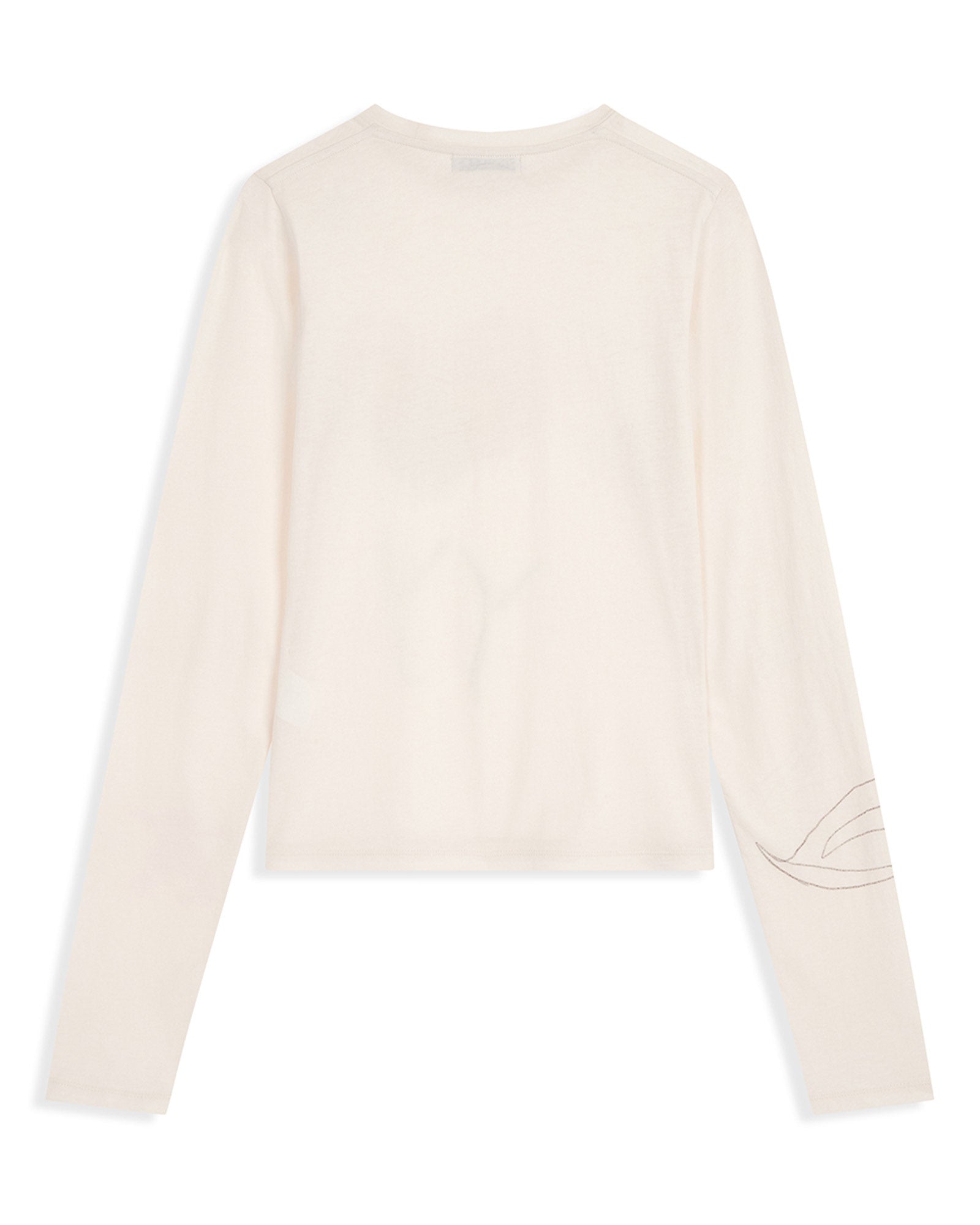 OPEN YY・オープン ワイワイ - L/S Tシャツ BEADED I LOVE YY TEE / WHITE