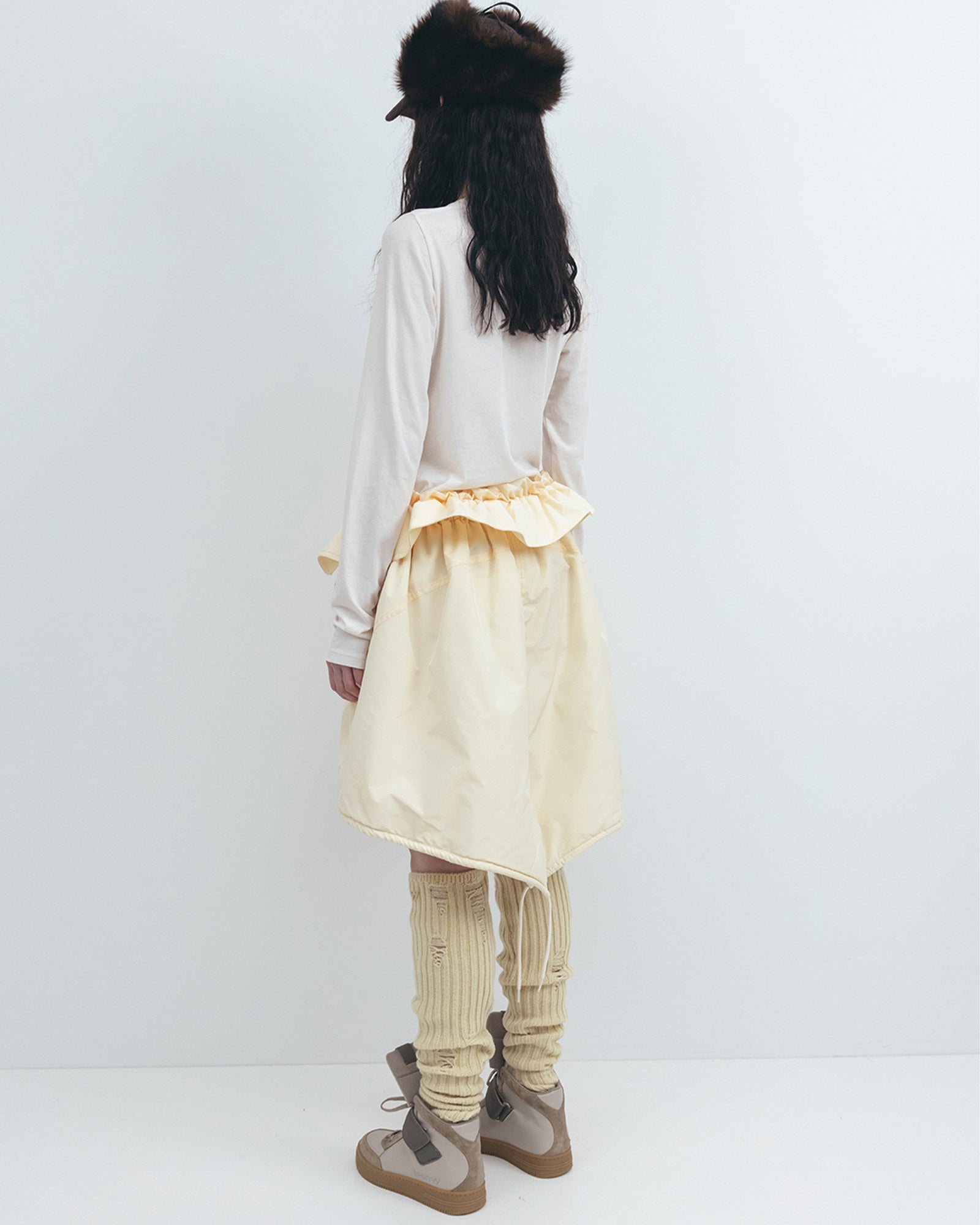 OPEN YY・オープン ワイワイ - L/S Tシャツ BEADED I LOVE YY TEE / WHITE