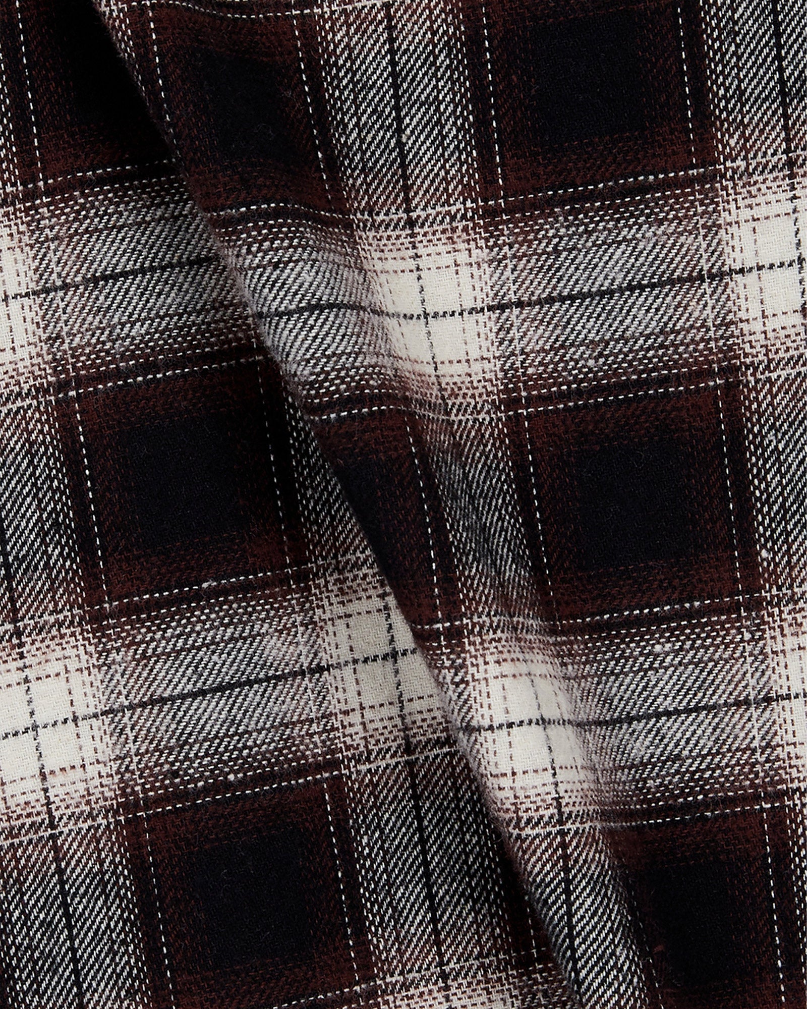 OPEN YY・オープン ワイワイ - シャツ BEADED POCKET SHIRT / CHECKERED BROWN