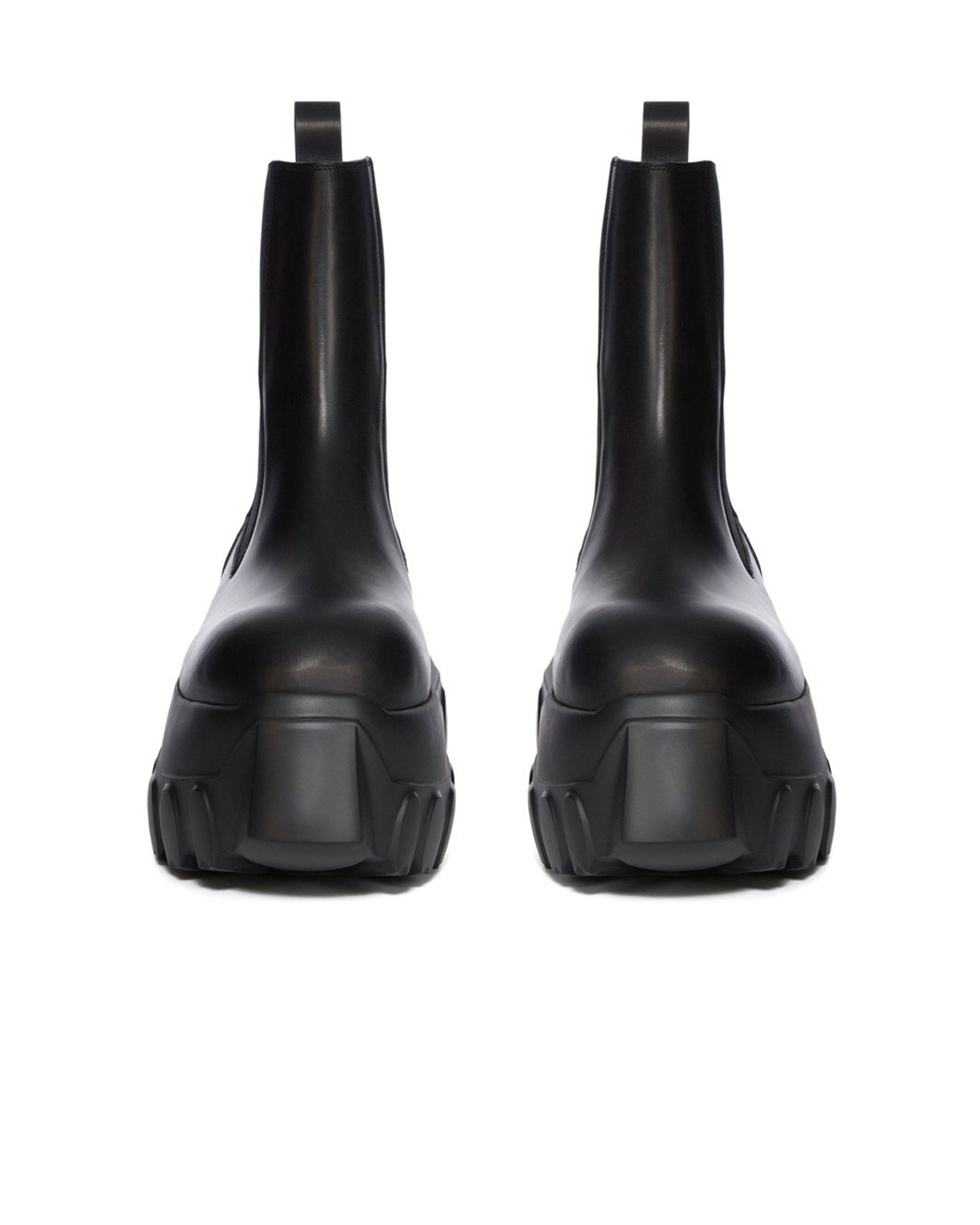 RICK OWENS・リック オウエンス - ブーツ BEATLE MEGA TRACTOR / BLACK/BLACK