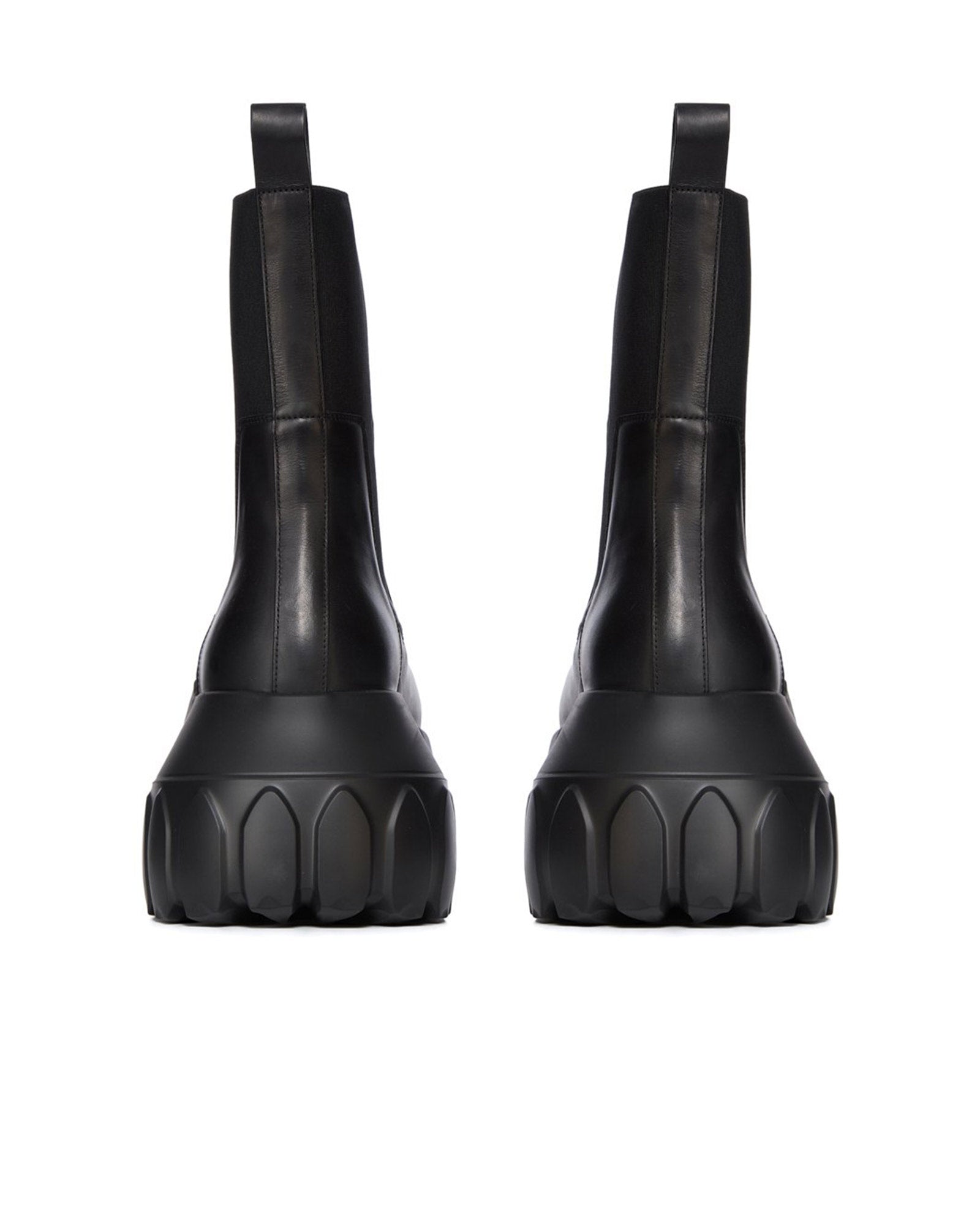 RICK OWENS・リック オウエンス - ブーツ BEATLE MEGA TRACTOR / BLACK/BLACK