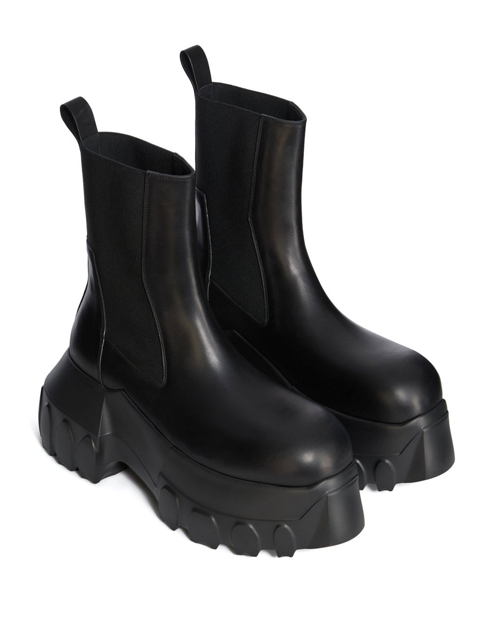 RICK OWENS・リック オウエンス - ブーツ BEATLE MEGA TRACTOR / BLACK