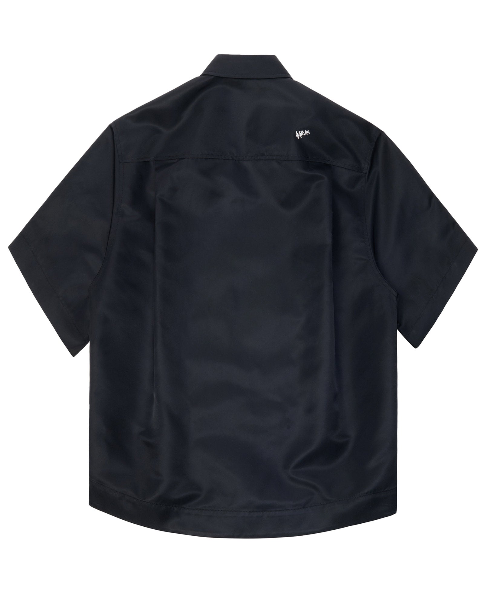 Ader Error・アーダーエラー - シャツ BK TAG HALF SLEEVE SHIRT 02 / NOIR