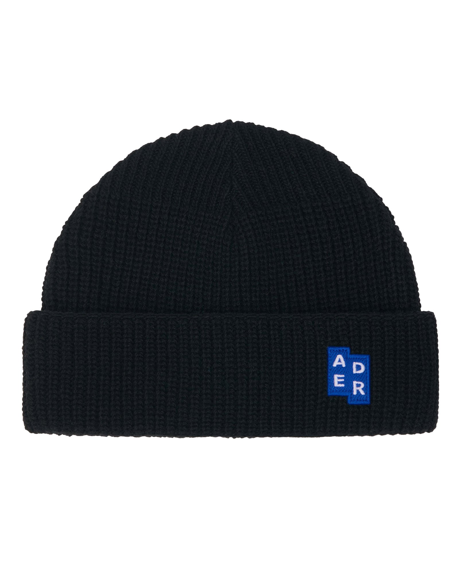 Ader Error・アーダーエラー - ニットキャップ・ビーニー BL TAG BEANIE / NOIR