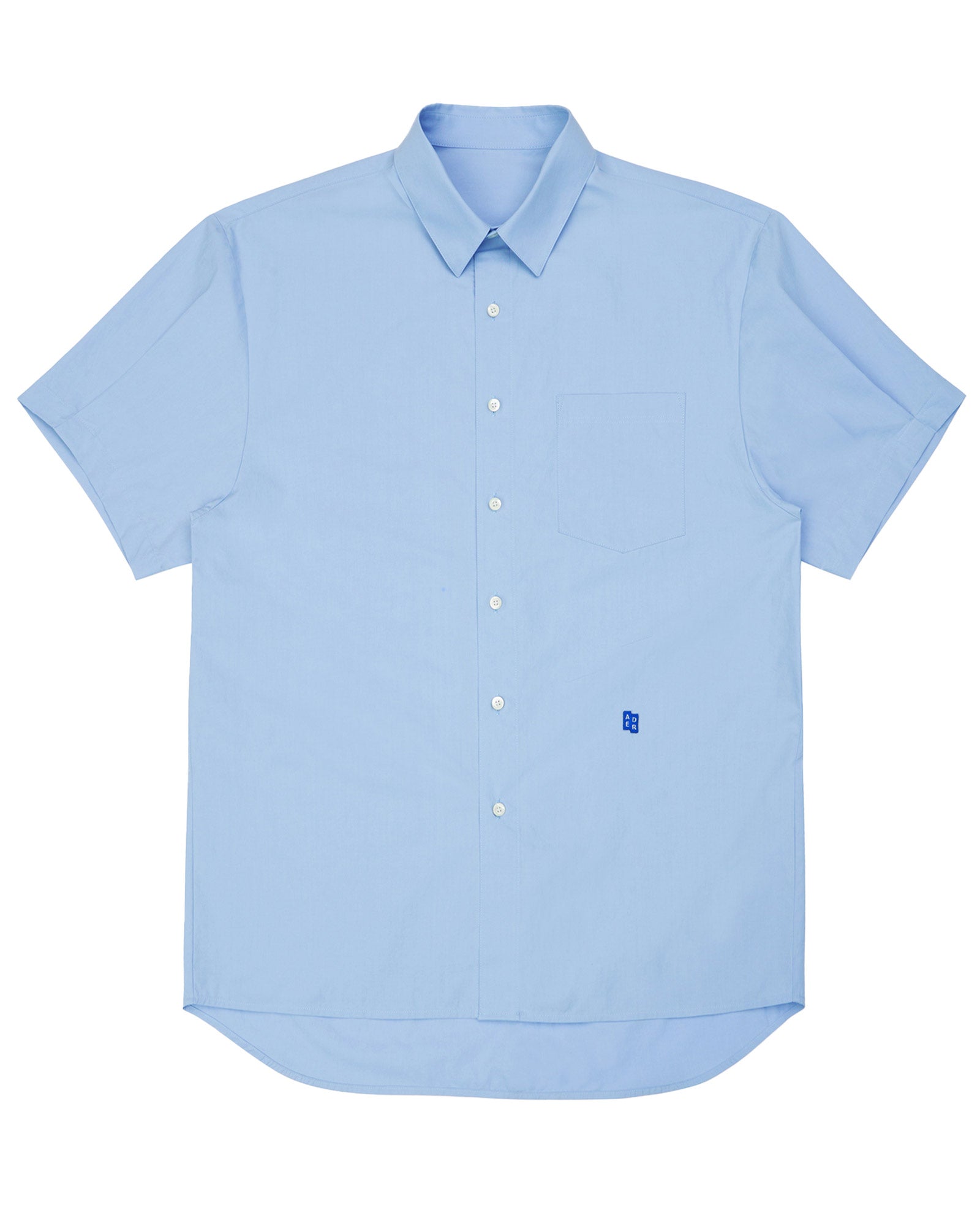 Ader Error・アーダーエラー - シャツ BL TAG HALF SLEEVE SHIRT 01 / SKY BLUE