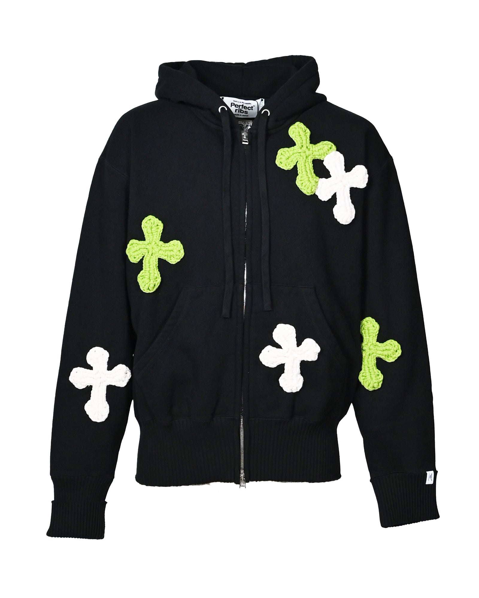 BASIC ZIP HOODIE-2 / BLACK