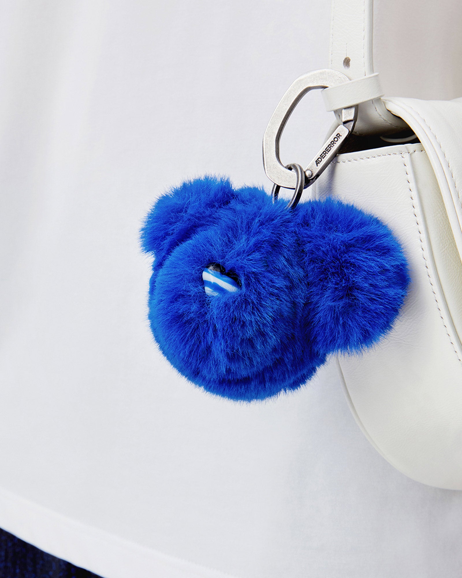 Ader Error・アーダーエラー - キーチェーン ADDY BEAR HEAD KEYRING / BLUE