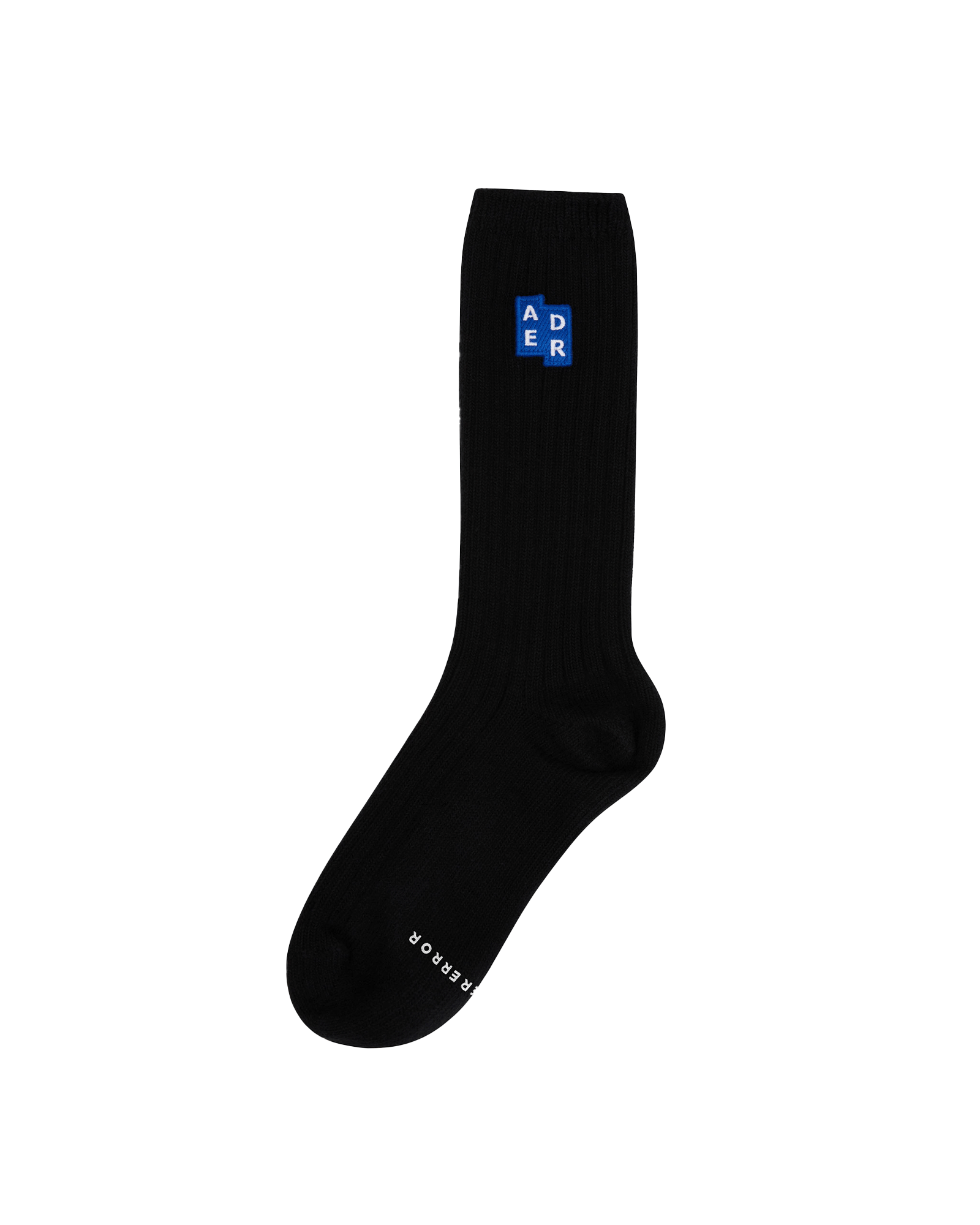 Ader Error・アーダーエラー - ソックス・レッグウェア BL TAG SOCKS 01 / NOIR
