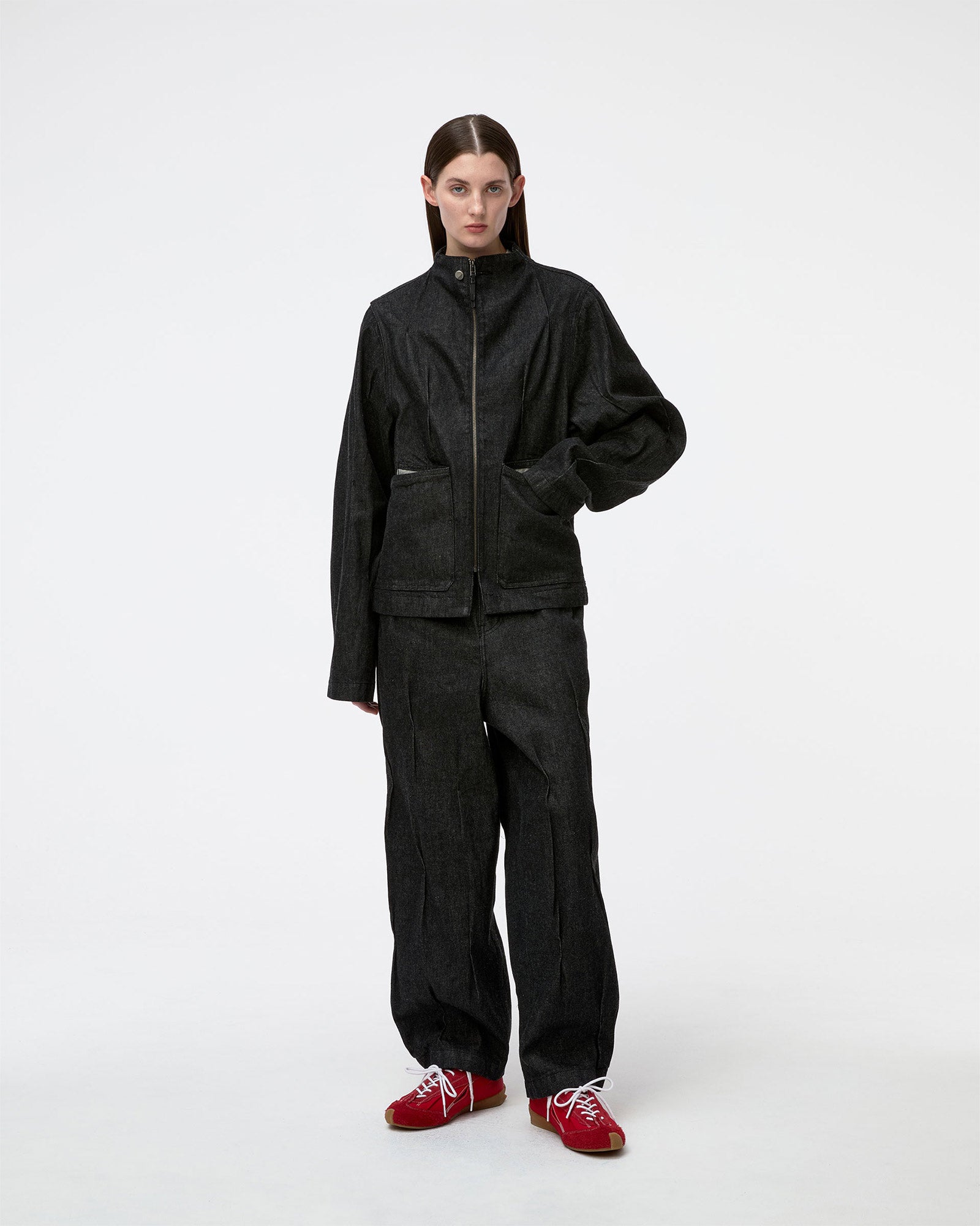 Ader Error・アーダーエラー - デニムパンツ JEANS PRODUCT. 77 / BLACK