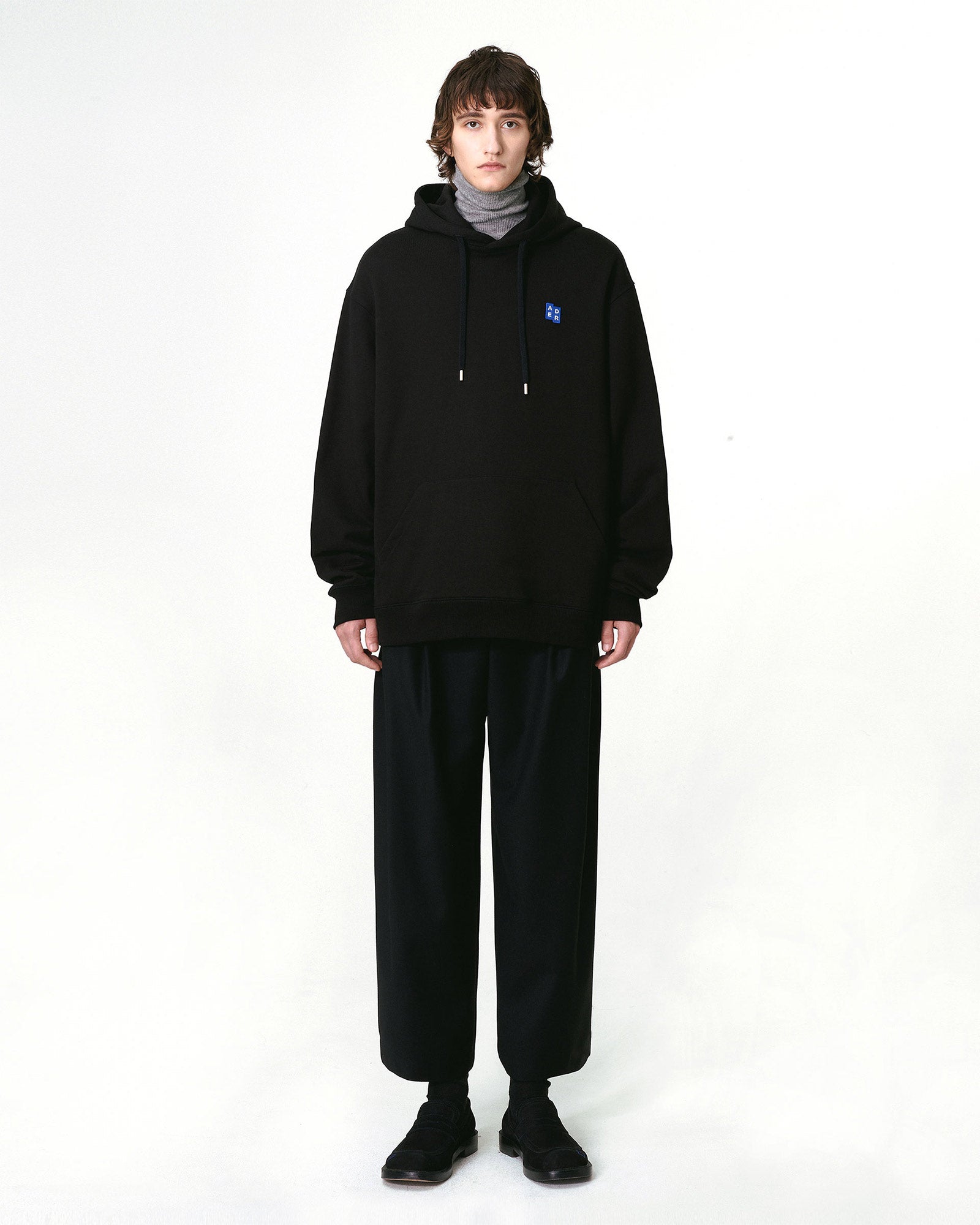 Ader Error・アーダーエラー - パーカー・フーディ BL TAG HOODIE 01 / BLACK