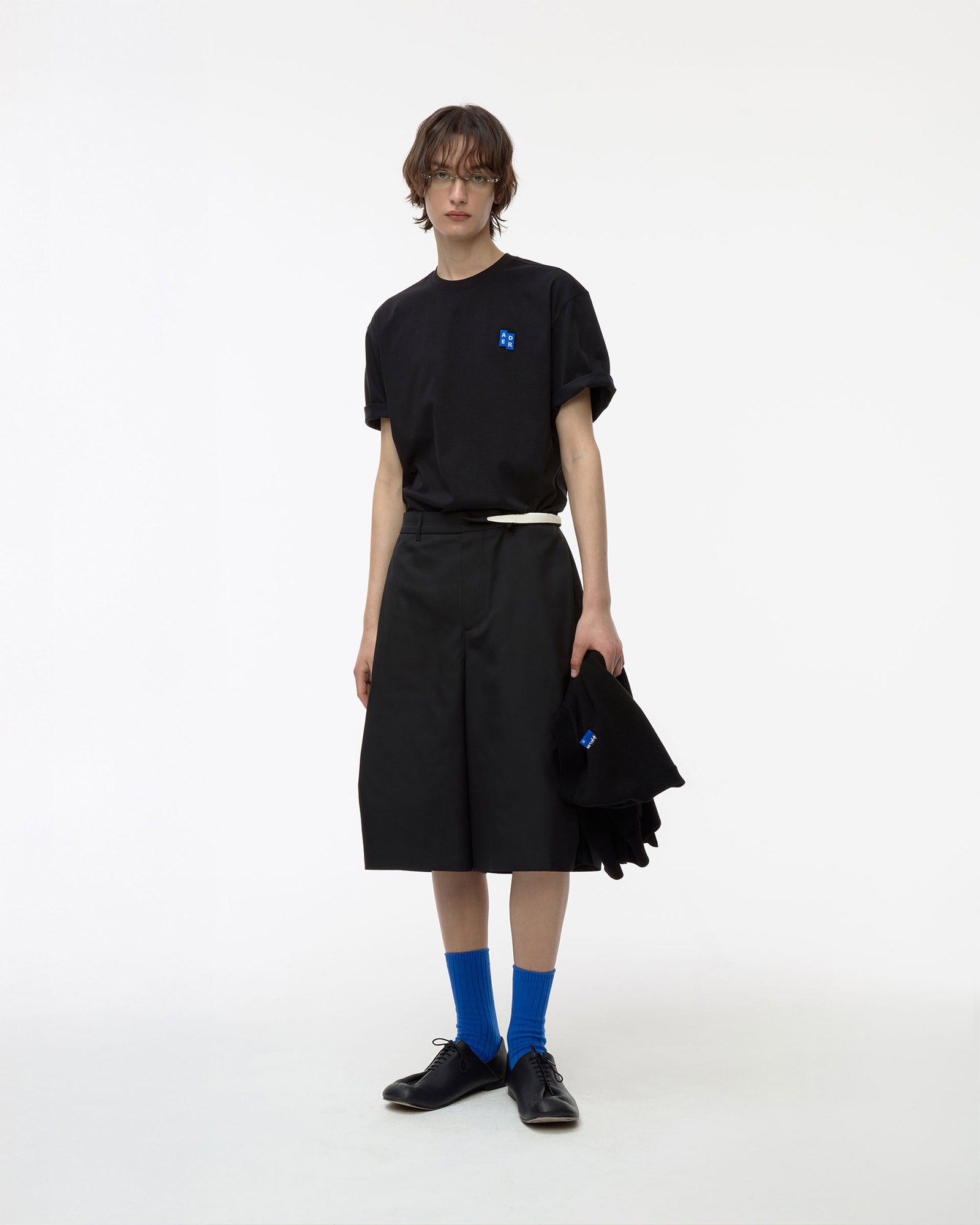 Ader Error・アーダーエラー - Tシャツ・カットソー BL TAG T-SHIRT 01 / NOIR