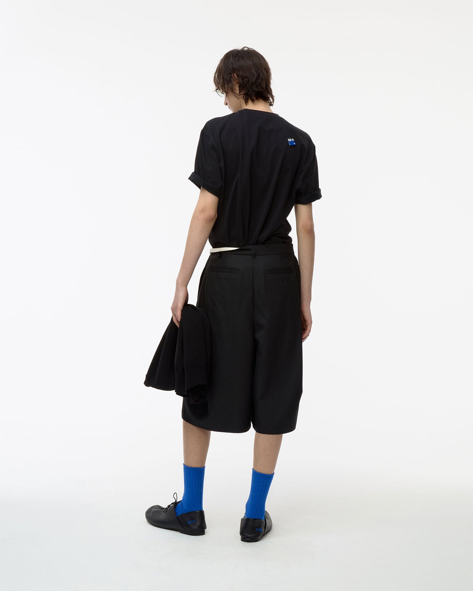 Ader Error・アーダーエラー - トップス BL TAG T-SHIRT 01 / NOIR