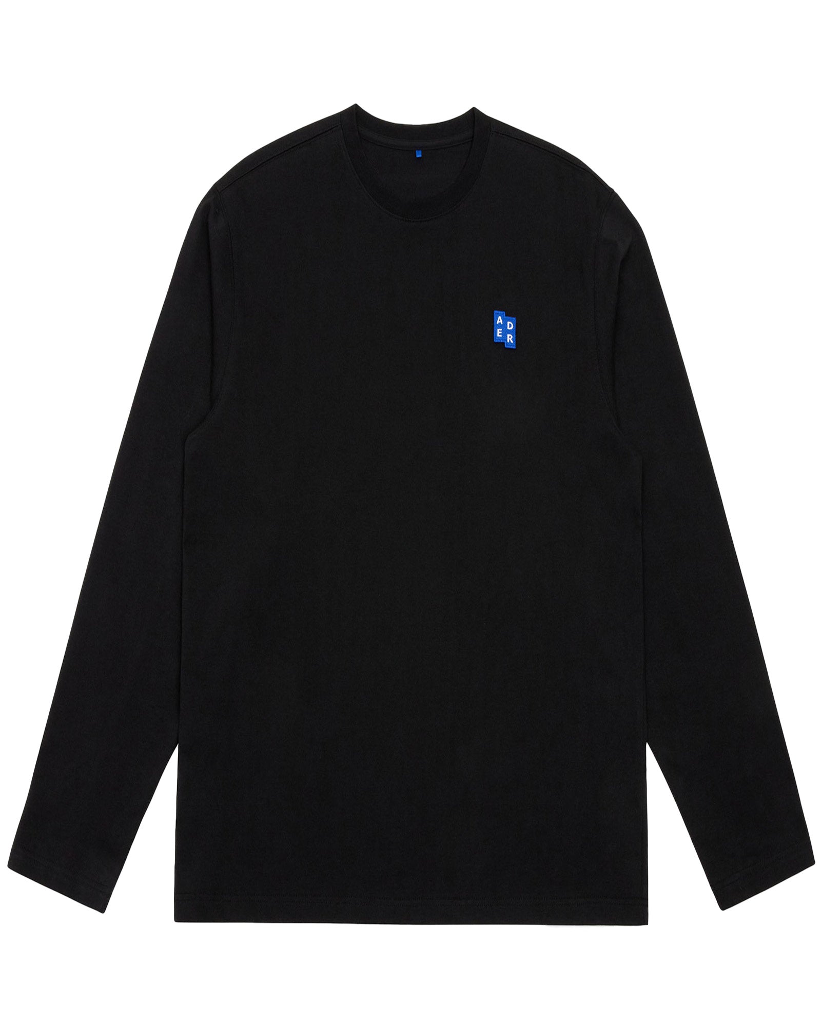 Ader Error・アーダーエラー - L/S Tシャツ BL TAG LS T-SHIRT 01 / NOIR